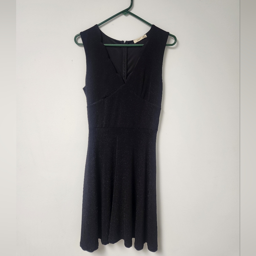 Dex Black Sleeveless Mini Dress